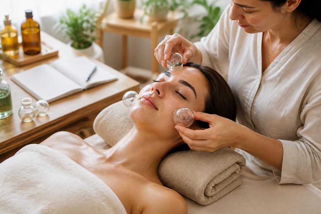 découvrez les bienfaits du massage cupping visage et de la thérapie associée. apprenez où vous former pour maîtriser ces techniques efficaces de soin et bien-être.