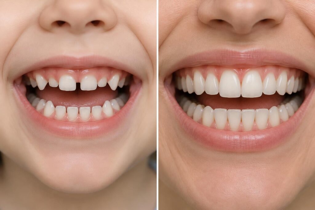 découvrez le nom des dents du haut et du bas, de devant et du fond, chez l’enfant comme chez l’adulte, grâce à ce guide clair et pratique.